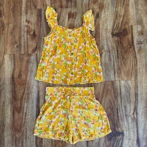 Self Esteem Mustard Floral Set